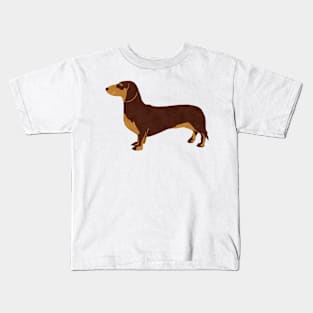 Sausage dog (Daschund) Kids T-Shirt